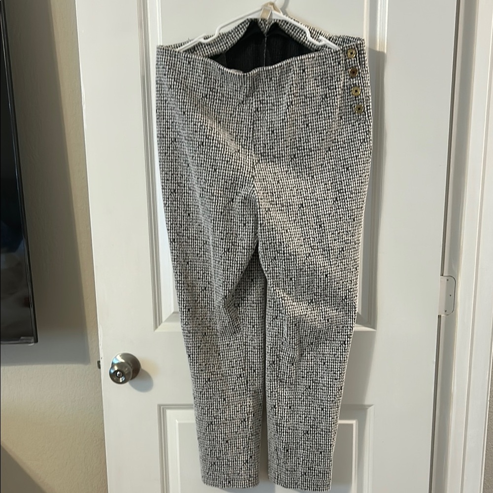 Michael Kors Black and White Women's Pants